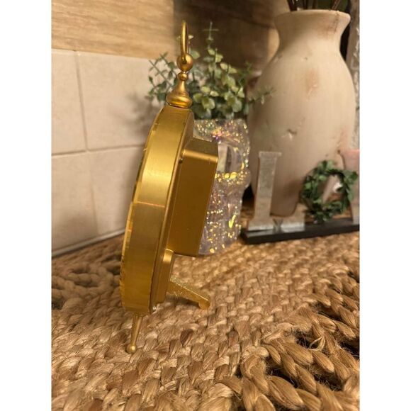 Vintage tabletop quartz bulova x dupont weather clock- damage - Picture 4 of 11